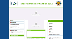 Desktop Screenshot of indore-icai.org