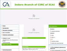 Tablet Screenshot of indore-icai.org